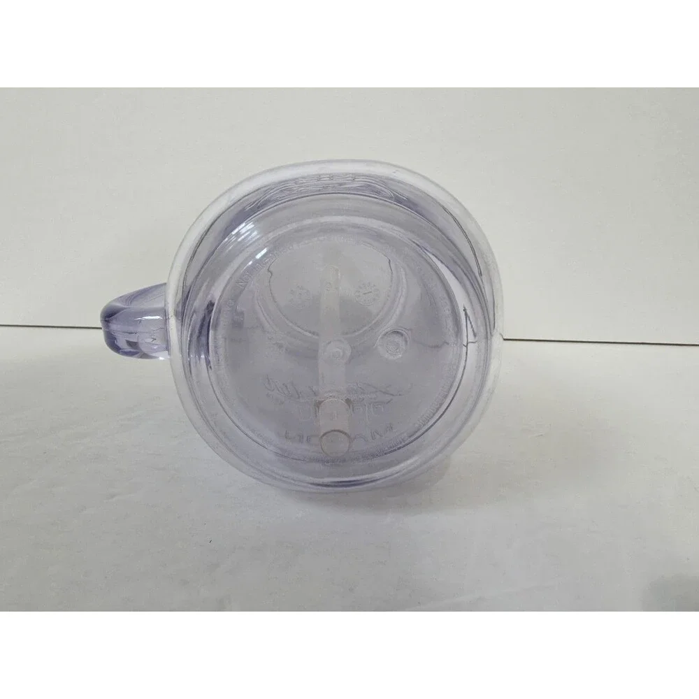 Aladdin Insulated Mason Jar Plastic Travel Mug 20oz Clear w/Lid & Straw - Set/2